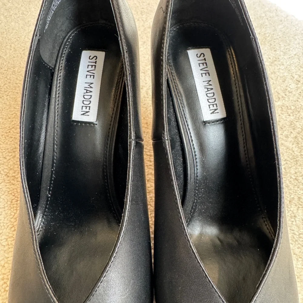 Steve Madden Sedona Pointed Toe Pump | Black Heels size 10 - Picture 8 of 13